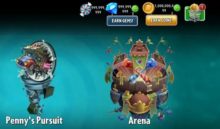 Plants vs Zombies 2 MOD APK v12.1.1 (Uang tak terbatas, berlian) 2