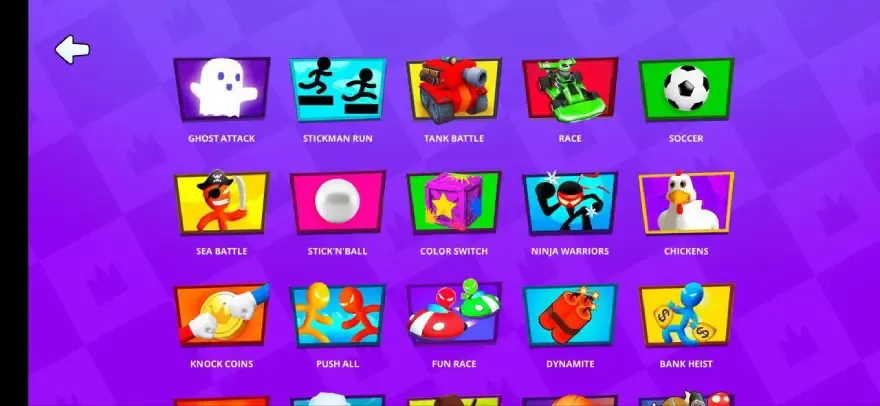 Stickman Party 2 3 4 MiniGames Mod APK v2.4.6 (Uang Tak Terbatas) 2