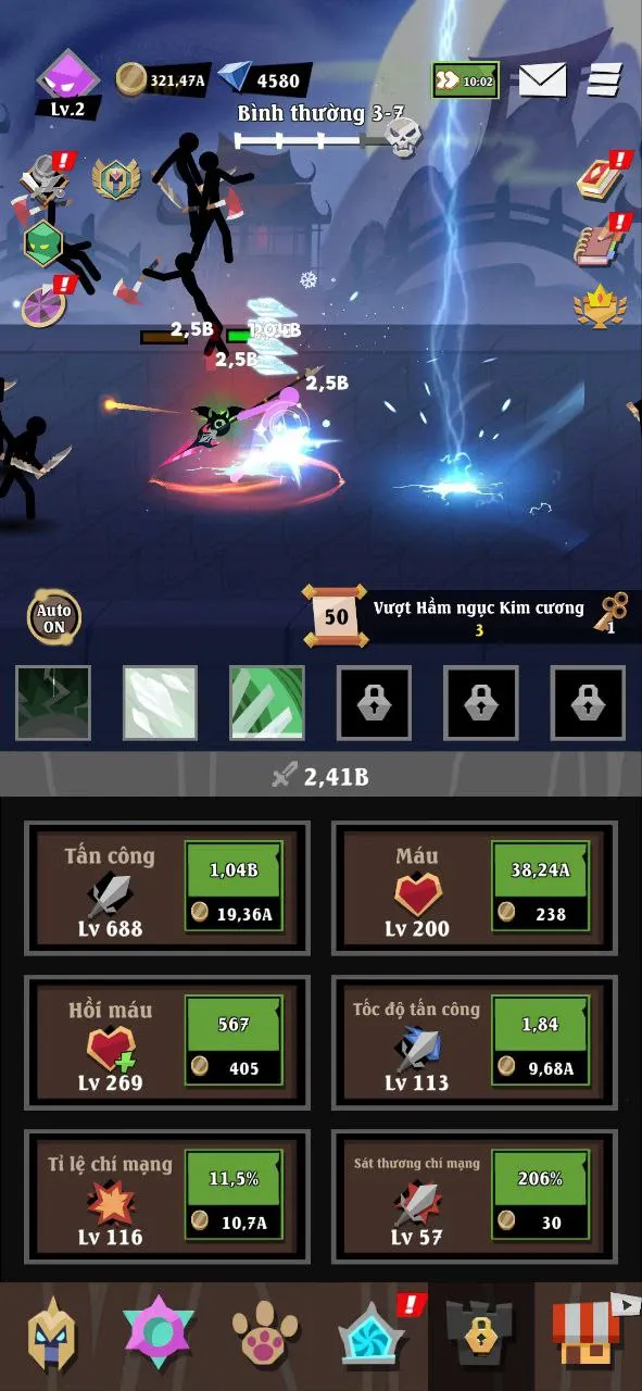 Epic Stickman: Idle RPG War Mod APK v1.0.21 (Uang Tak Terbatas) 1