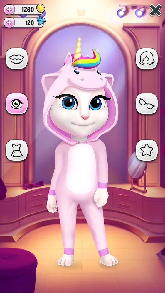 My Talking Angela MOD APK v25.1.0.6762 (Uang tak terbatas, Berlian penuh) 5