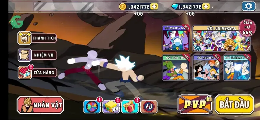 Stickman Warriors MOD APK v1.9.5 (Uang tak terbatas, berlian) 1