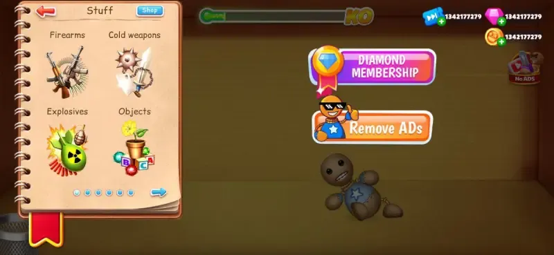 Kick The Buddy MOD APK v2.11.1 (Uang dan Berlian Tak Terbatas) 2