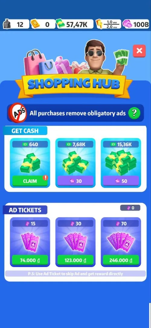 Trash Tycoon Idle business Mod APK v3.5.1 (Uang dan permata tak terbatas) 2