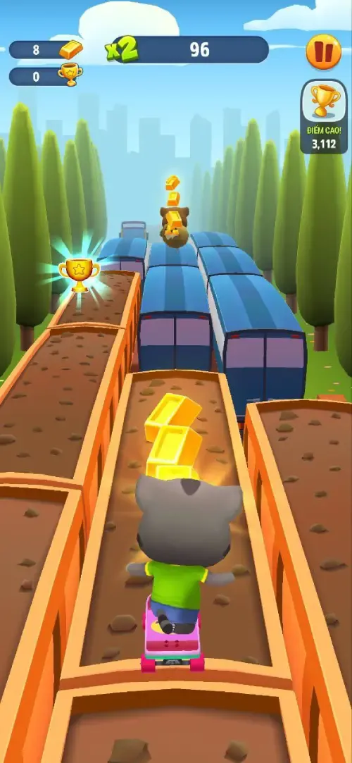 Talking Tom Gold Rush MOD APK v25.1.1.8587 (Dinero ilimitado, oro) 1