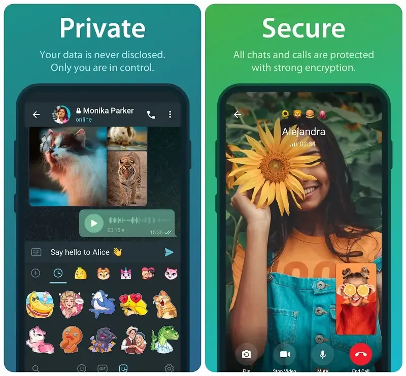 Telegram MOD APK v11.7.4 (Premium Gratis Tidak Terkunci) 2