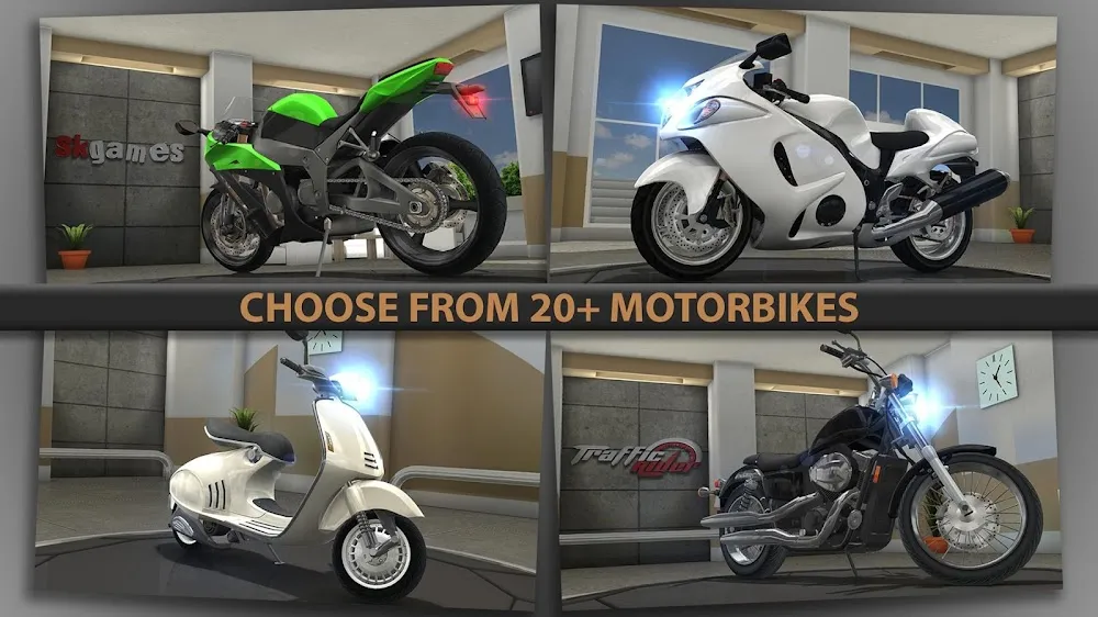 Traffic Rider Mod Apk v2.0 (Uang Tak Terbatas, Tanpa Iklan) 6