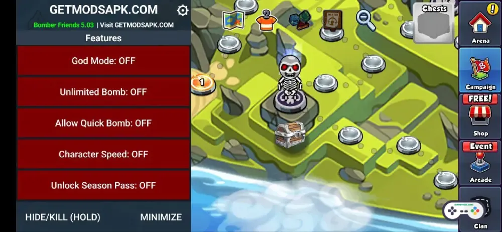 Bomber Friends MOD APK v5.45 (Uang Tak Terbatas, Hack Abadi, Mod Menu) 2
