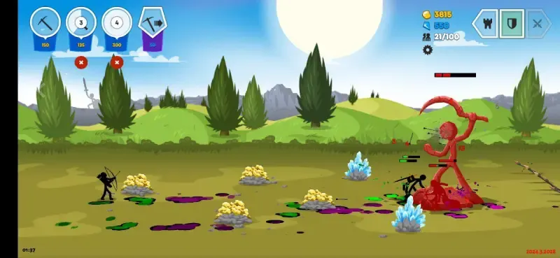 Stick War: Saga MOD APK v2025.4.1014 (Uang Tak Terbatas, Berlian) 1