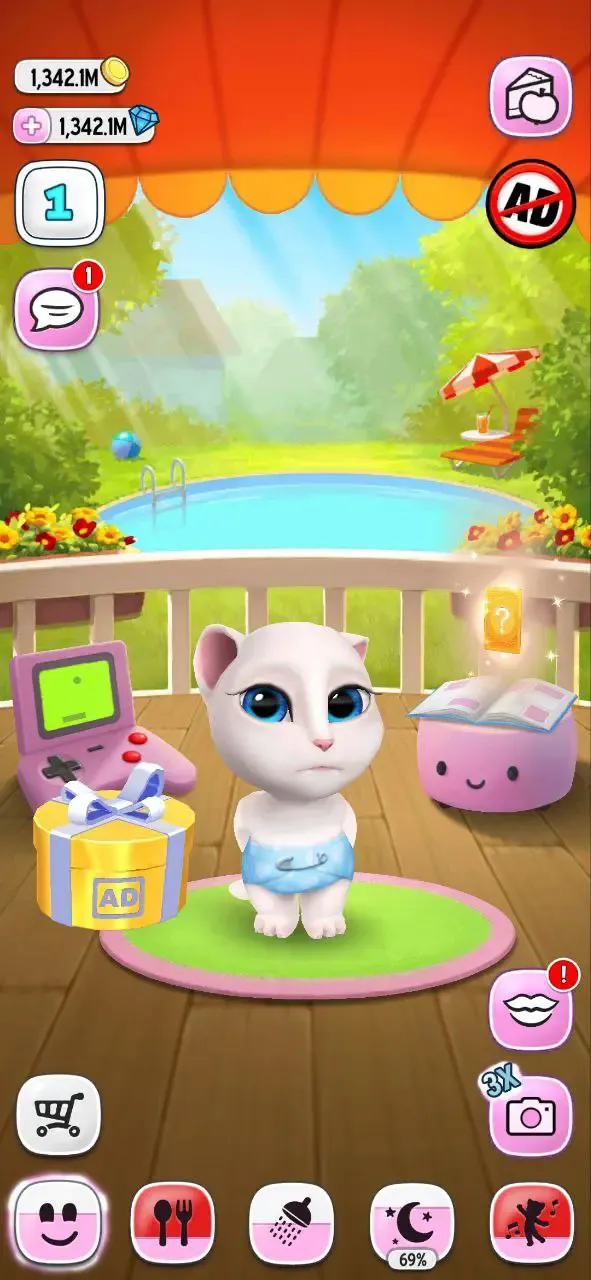 My Talking Angela MOD APK v25.1.0.6762 (Uang tak terbatas, Berlian penuh) 1