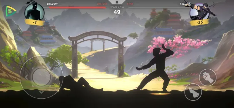 Shades: Shadow Fight Roguelike MOD APK v1.9.3 (Uang dan Permata Tak Terbatas) 1