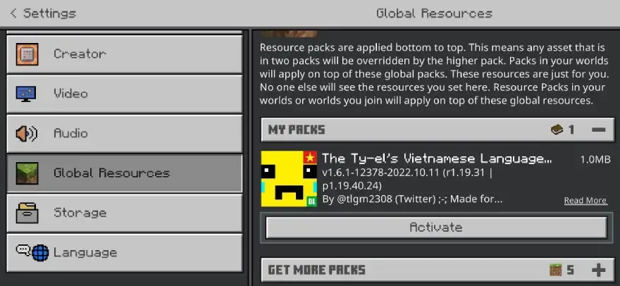 Tyel Vietnam v1.6.1 (Paket Vietnam untuk Minecraft v1.21) 1