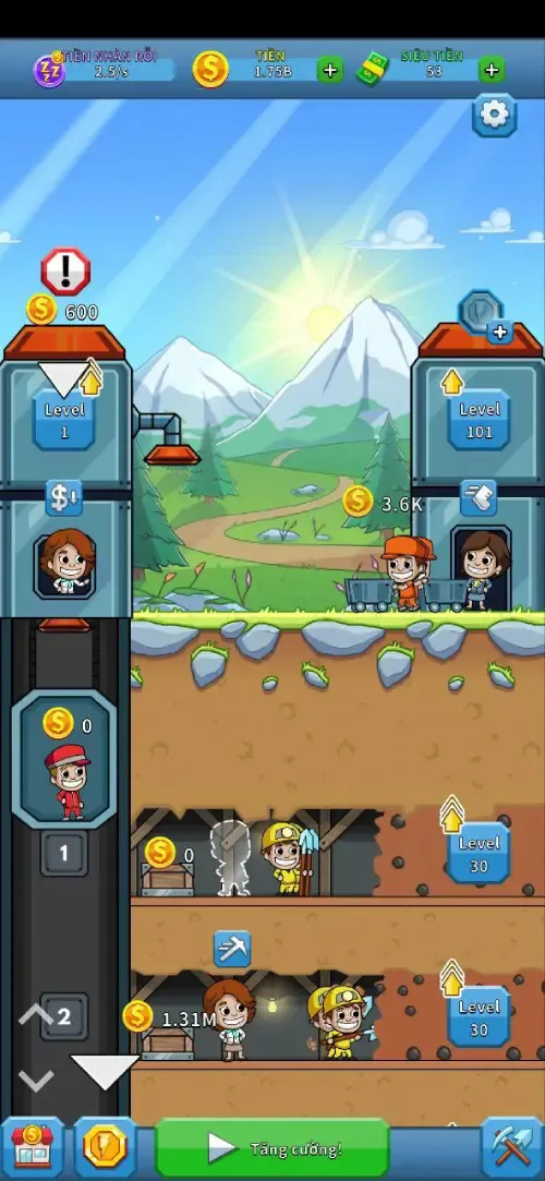 Idle Miner Tycoon: Mod APK Emas & Uang Tunai v5.1.0 (Uang Tak Terbatas) 1