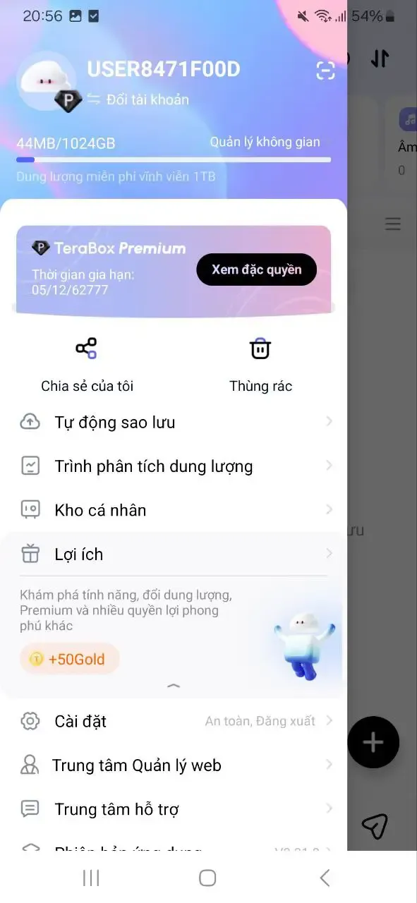 Terabox MOD APK v3.41.7 (Premium Tidak Terkunci) 1