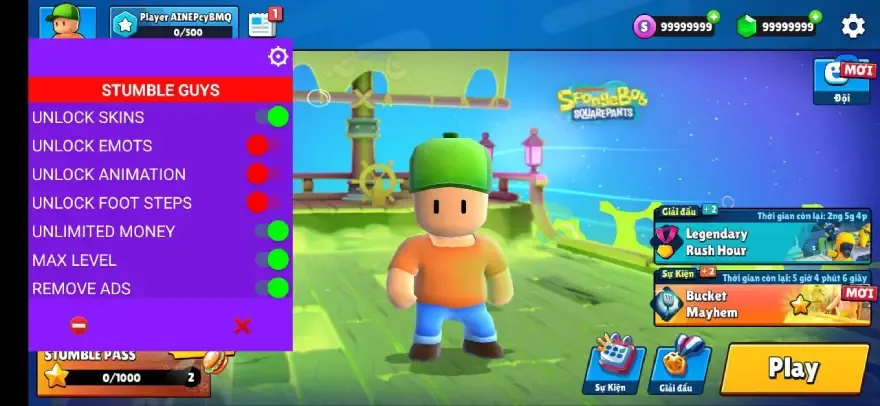 Stumble Guys MOD APK v0.84.5 (Uang Tak Terbatas, Level Maksimal) 2