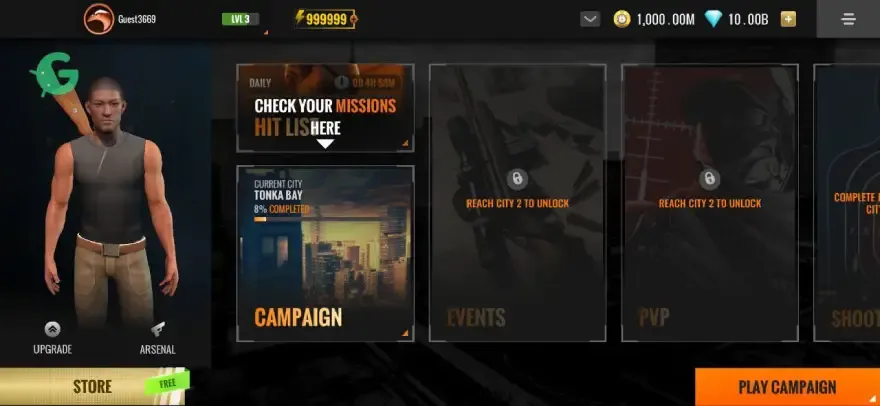 Sniper 3D MOD APK v5.7.0 (Uang tak terbatas, berlian) 2