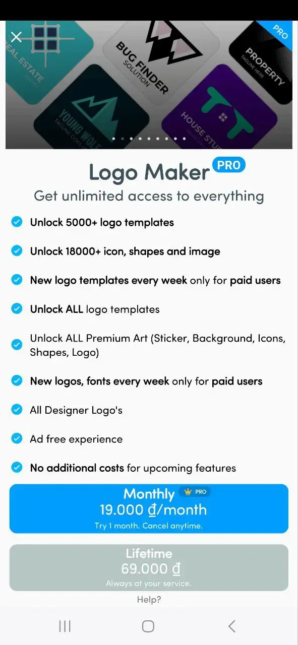 LogoMaker Mod Apk v43.07 (Pro/Premium Tidak Terkunci) 2